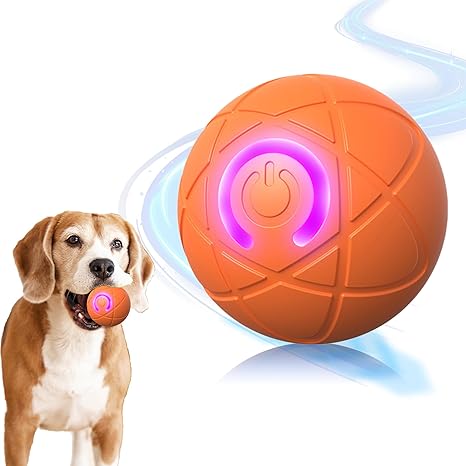 🎾 Interactive Motion-Activated Dog Toy Ball – Automatic Bouncing & Vibrating Fun!