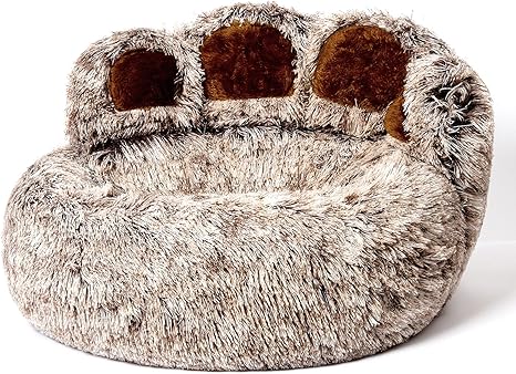 Jiupety Plush Calming Dog Bed